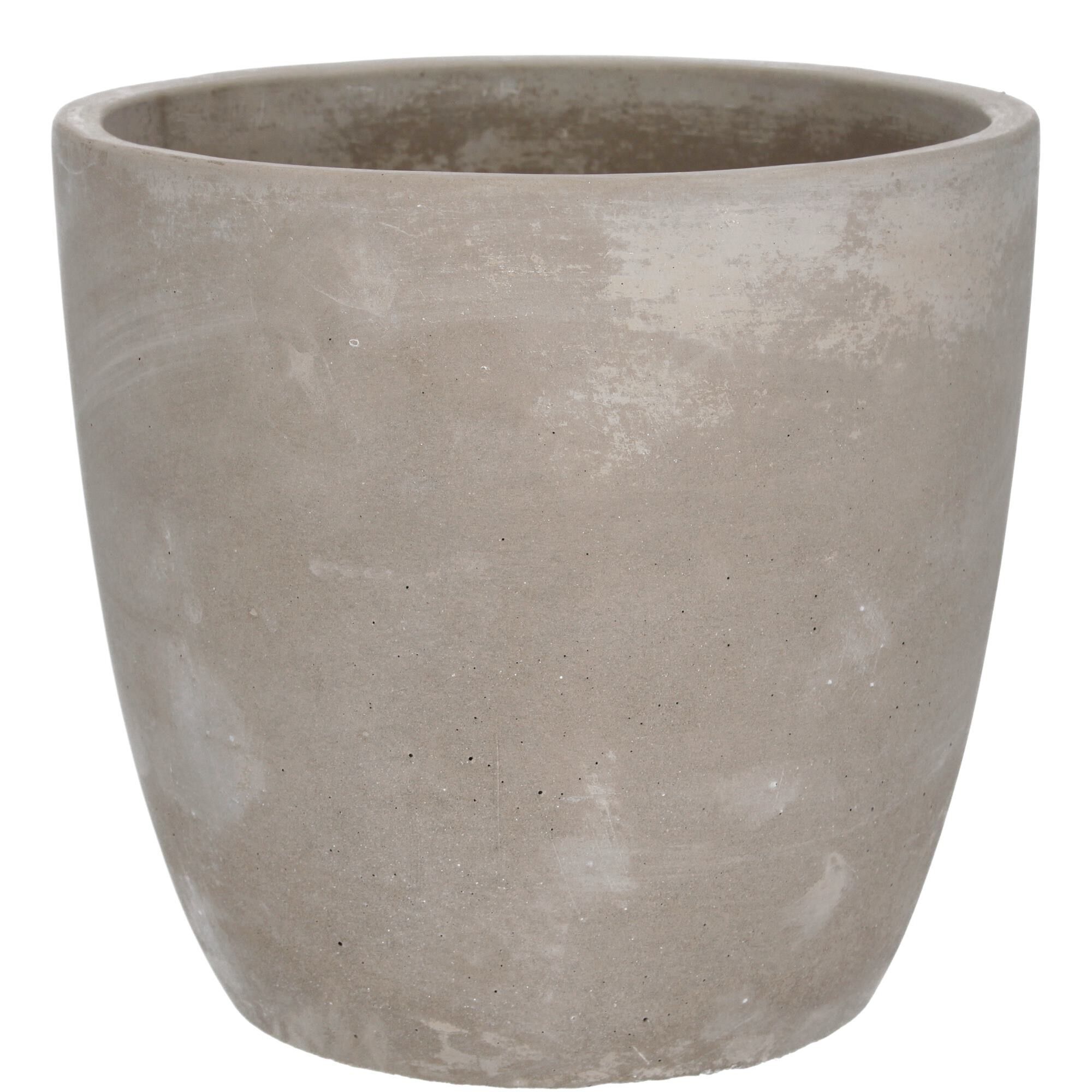 Beton Kübel Laval, D18cm, H17cm, für TO16, grau