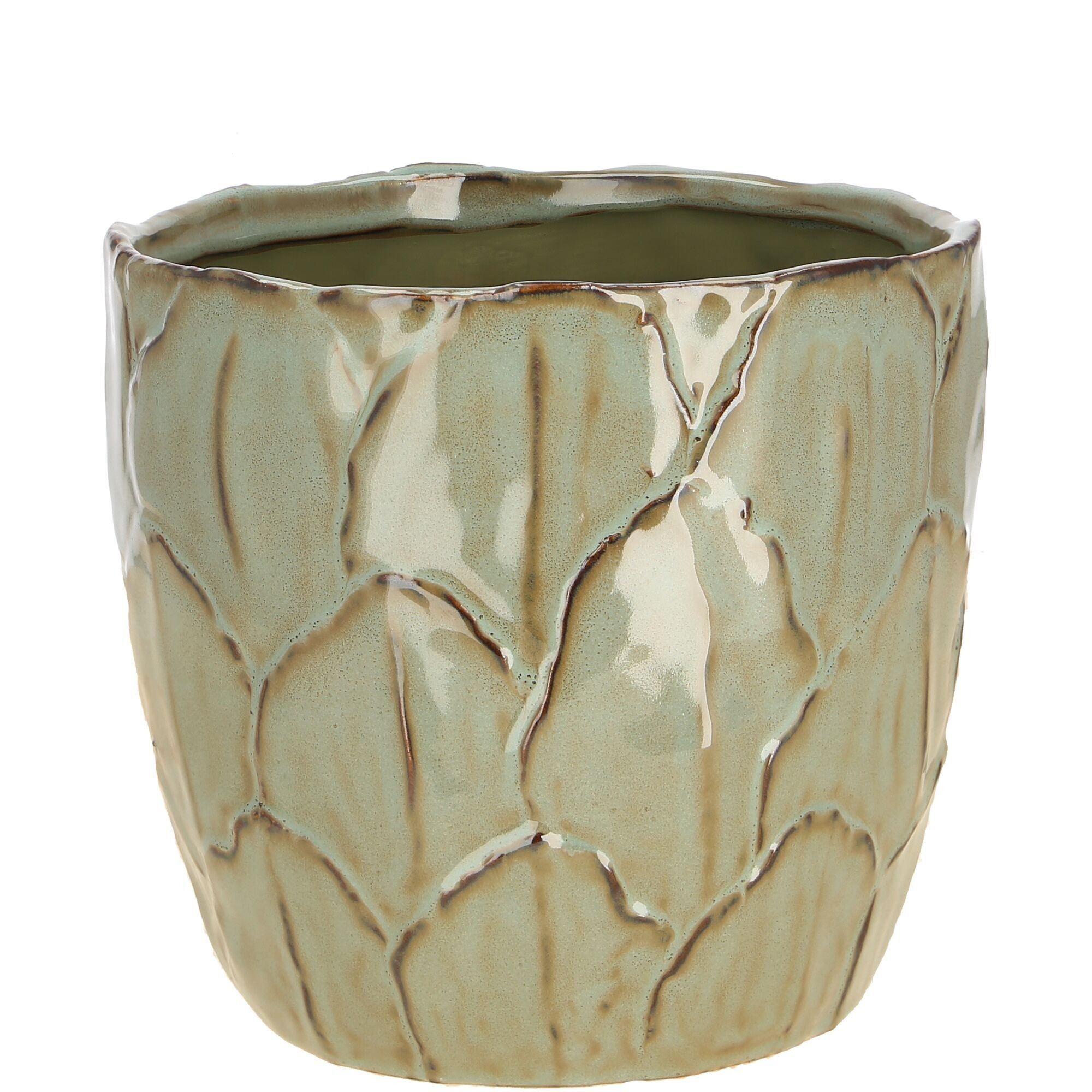 Secchio in ceramica Leaf, D11cm, H11cm, per TO9, Orch. TO9 euka