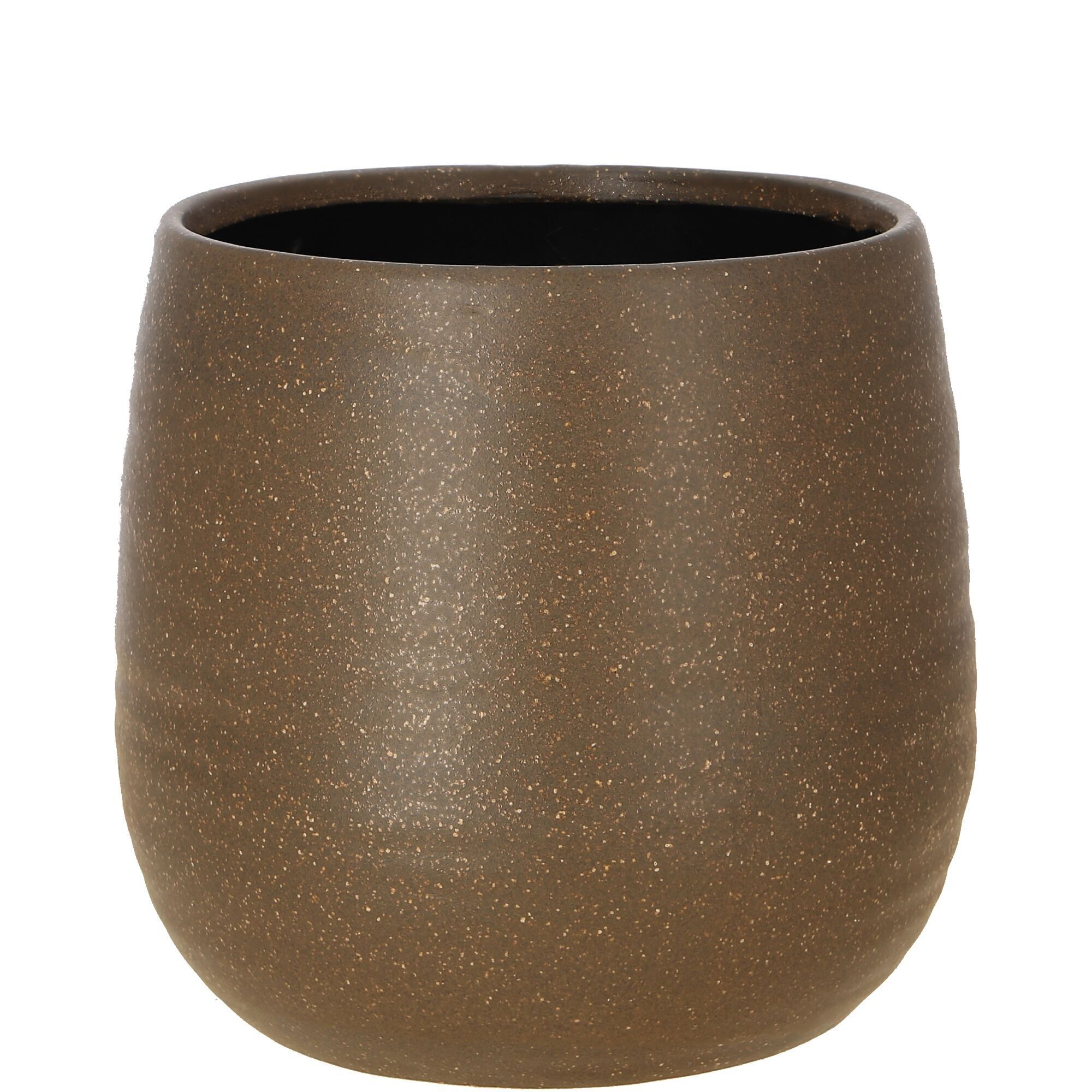 Vaso in ceramica Sabrina, D12cm, H11cm, per TO9.5, Orch. TO9 fango
