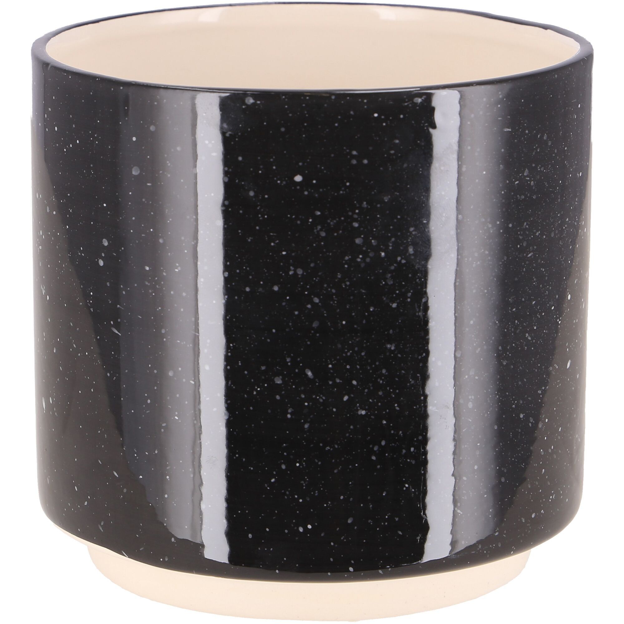 Secchio in ceramica Dirk, D17cm, A16,5cm, per TO15, nero