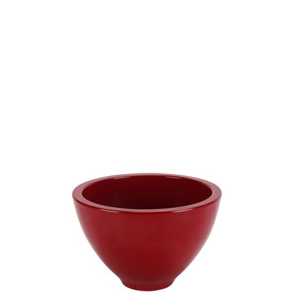 Bol en céramique Pruna, D31cm, H21cm, bordeaux brillant