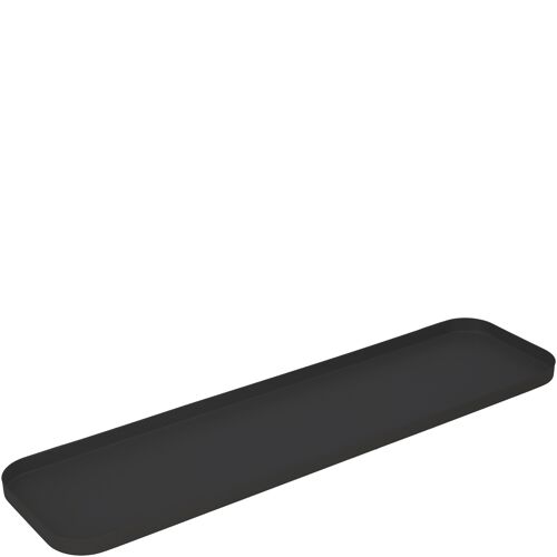 Metall Tablett Erik, L49,5cm, B13cm, schwarz