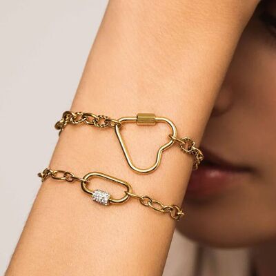 Bracelet Lassan - coeur