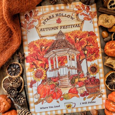 Autumn Festival Gilmore Girls Affiche A4