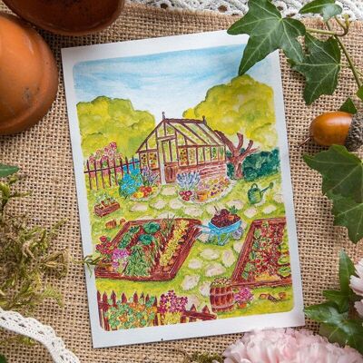 Map - Garden greenhouse