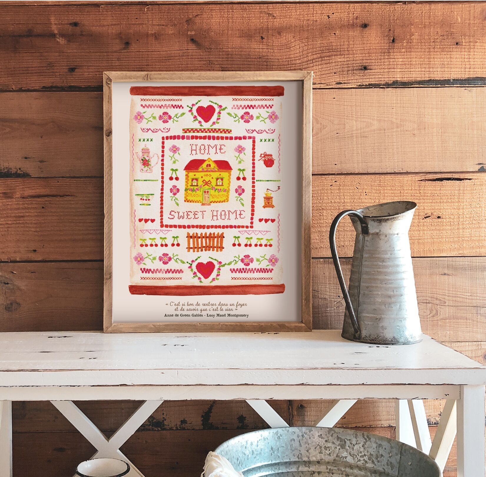 A4 Poster - Cross Stitch