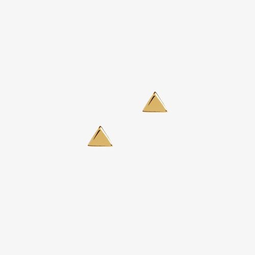 Triangle Studs Gold