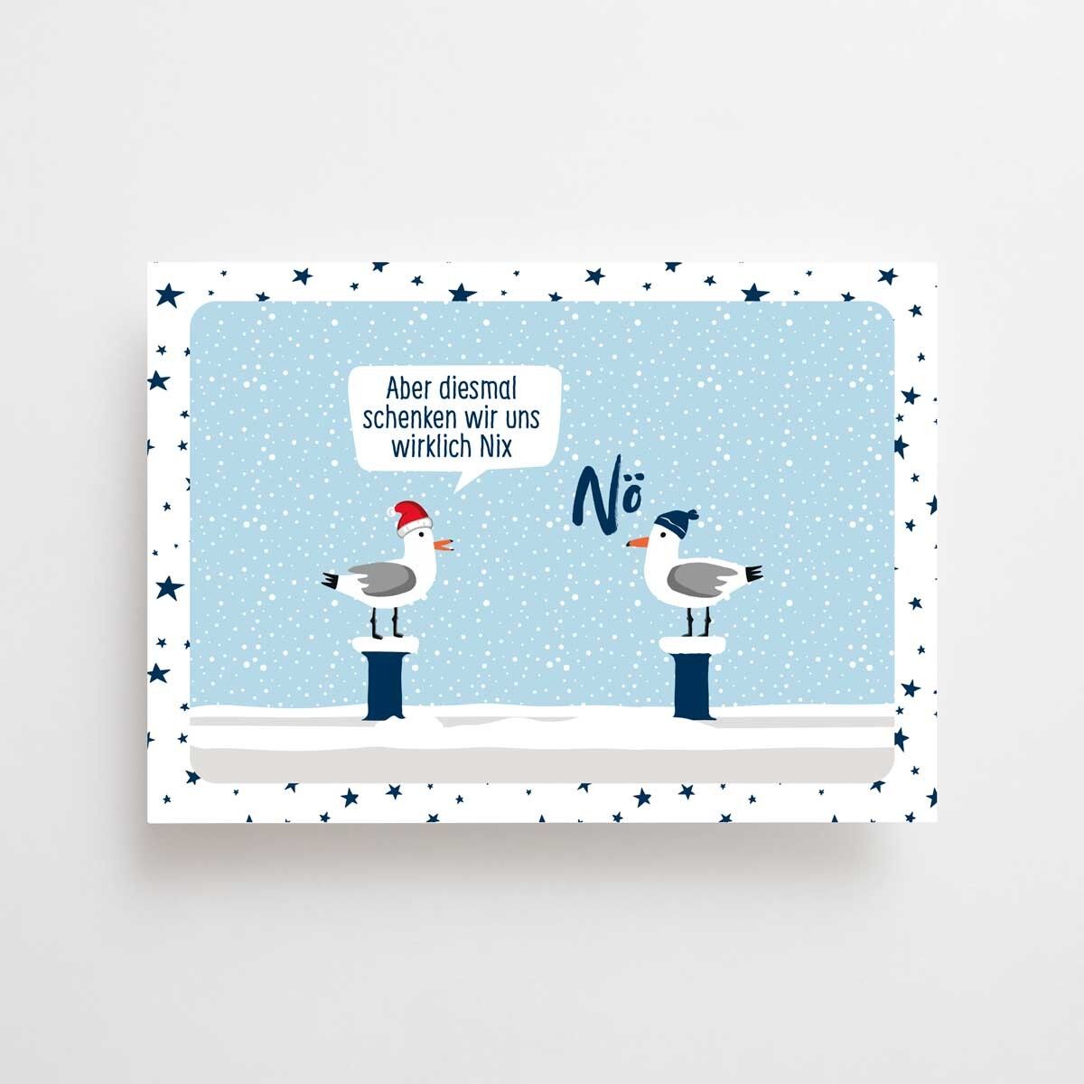 Cartolina - Non regalare niente