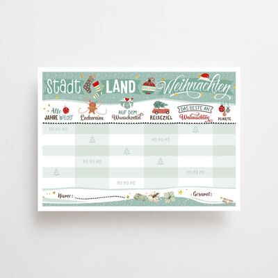Postal - Concurso de palabras navideñas