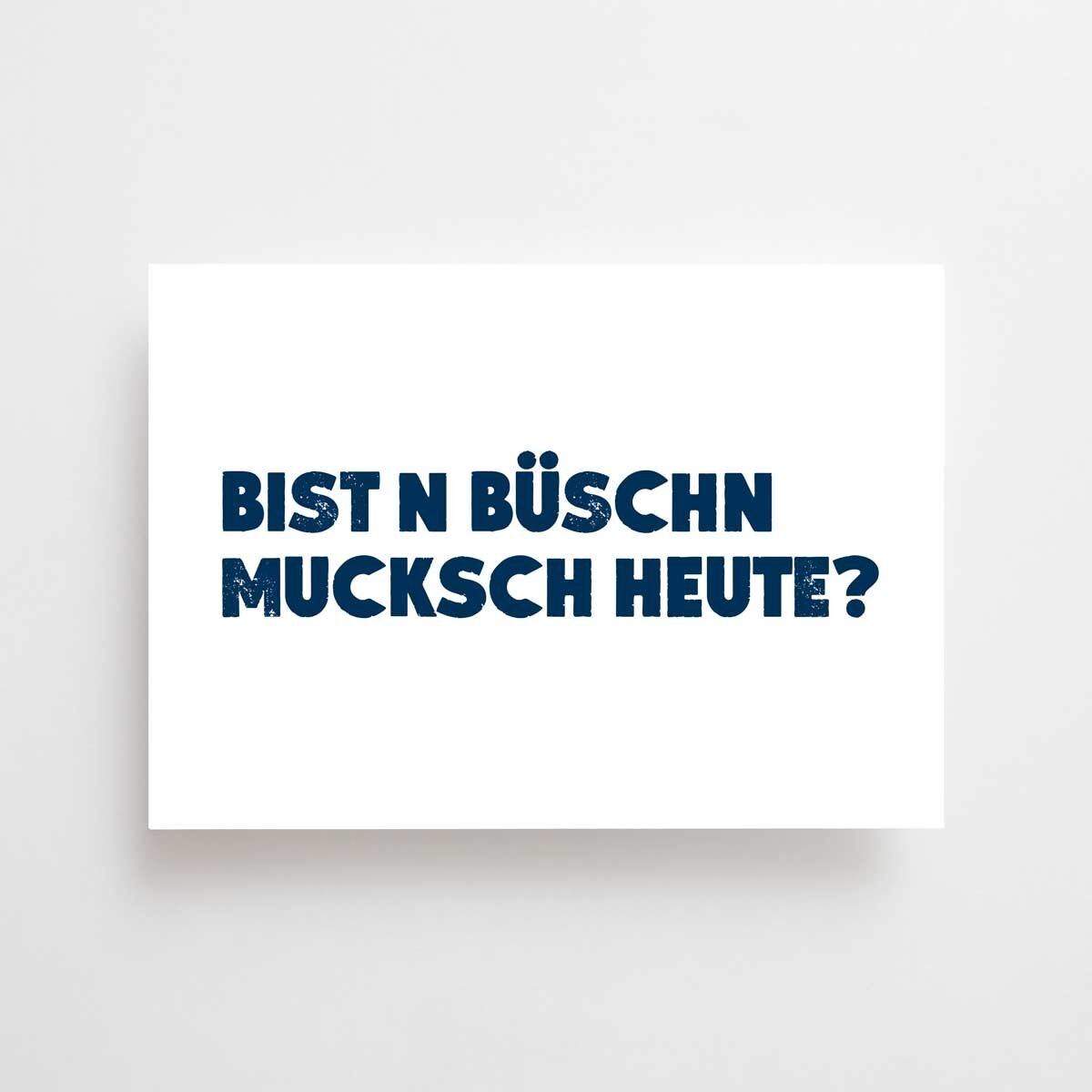 Maritime Postkarte - Mucksch