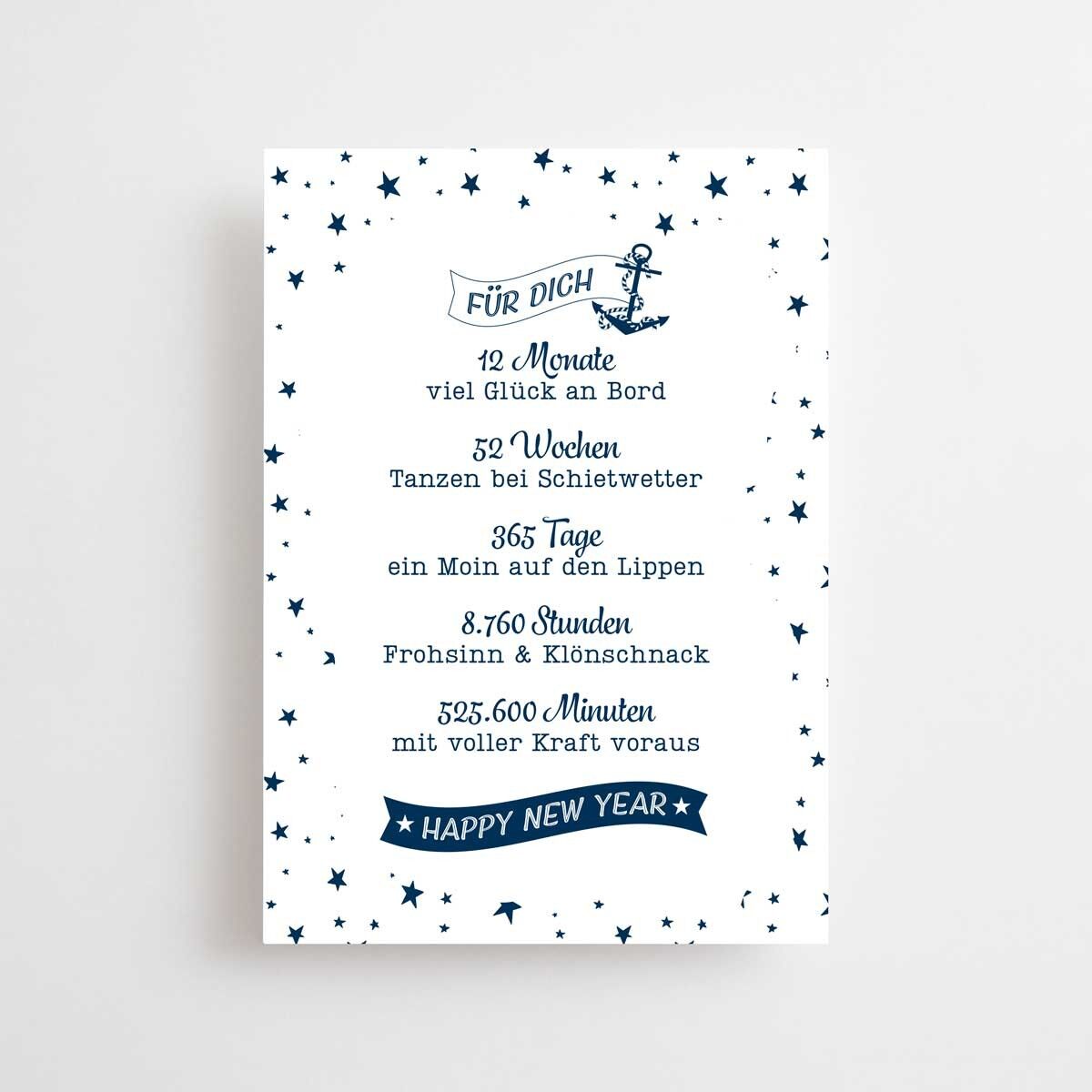 Maritimer Neujahrsgruß - Happy New Year