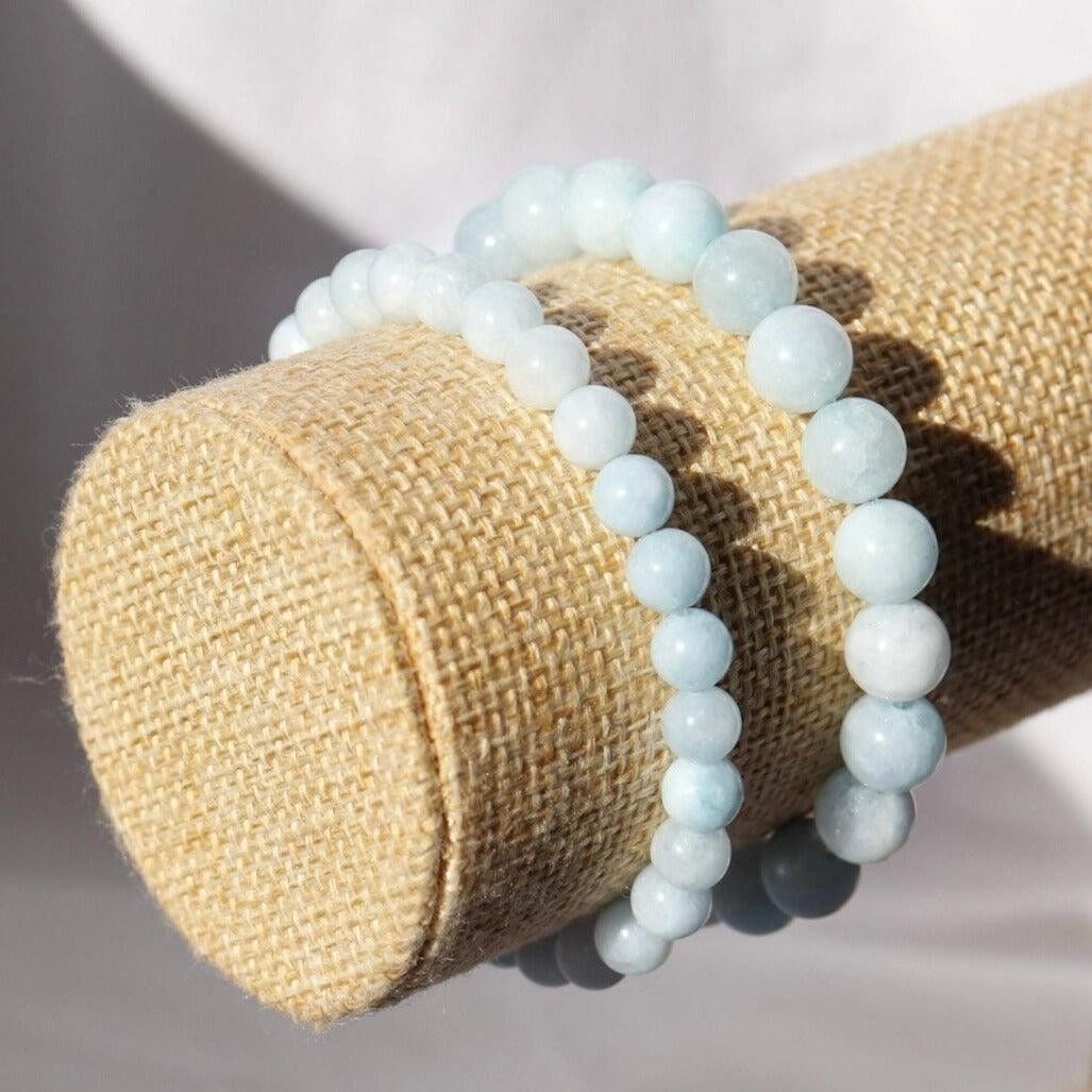 Bracciale Acquamarina ✦ Comunicazione, Espressione di Sé e Serenità