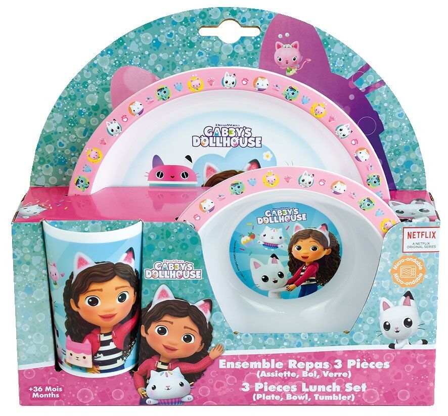 Gabby's Dollhouse Kids Meal Set