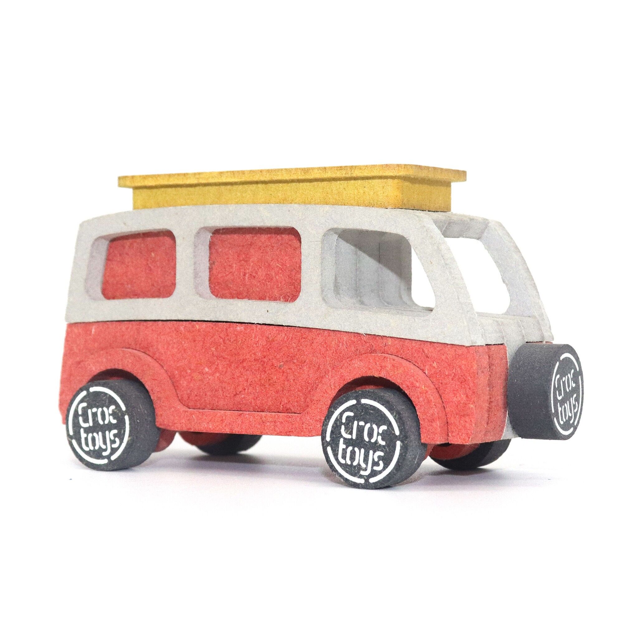 DIY-Holzfahrzeug-Bausatz: CHARLIE, der VW-Bus