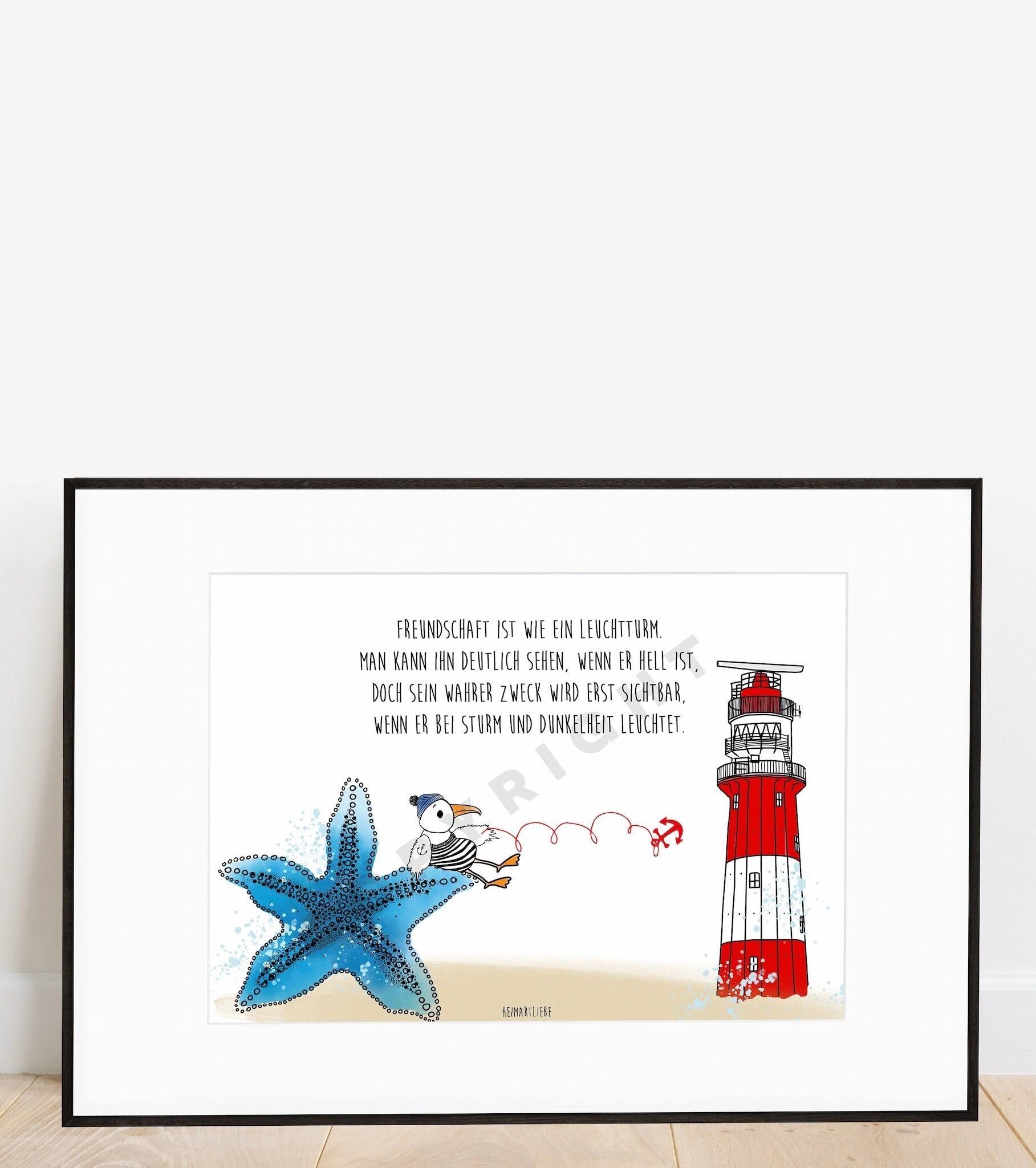 STAMPA - L'AMICIZIA È COME UN FARO | STELLA MARINA