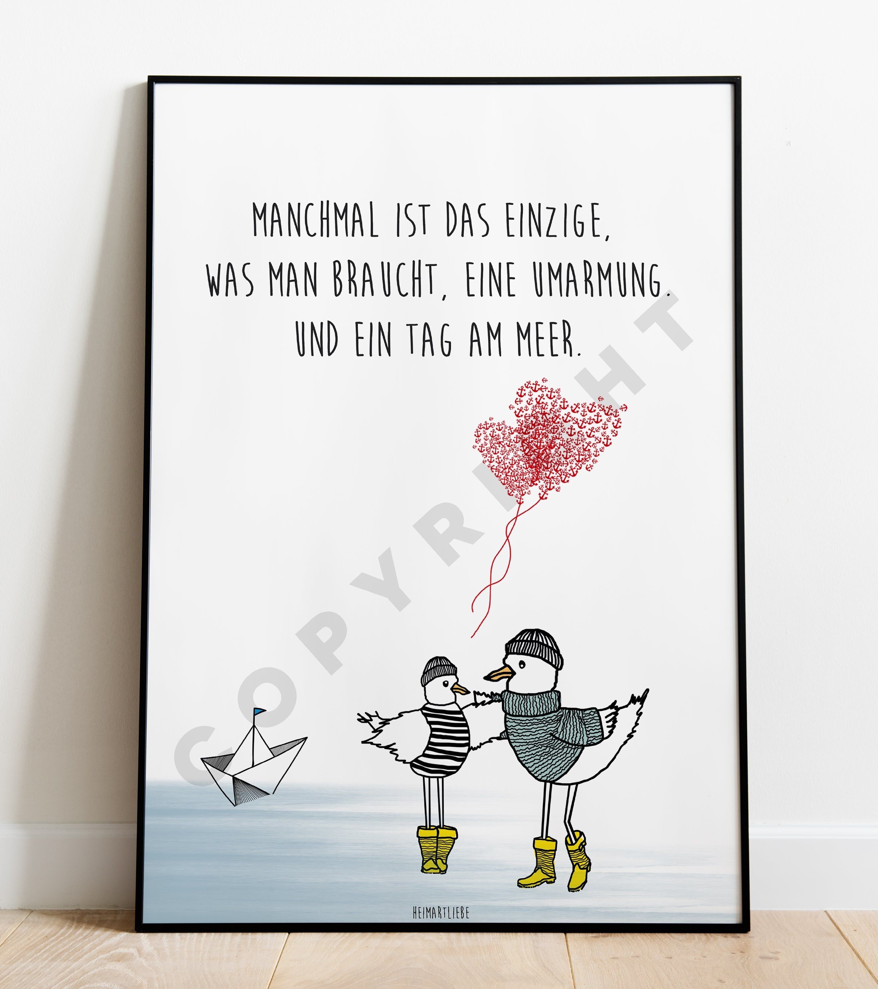 PRINT - EIN TAG AM MEER