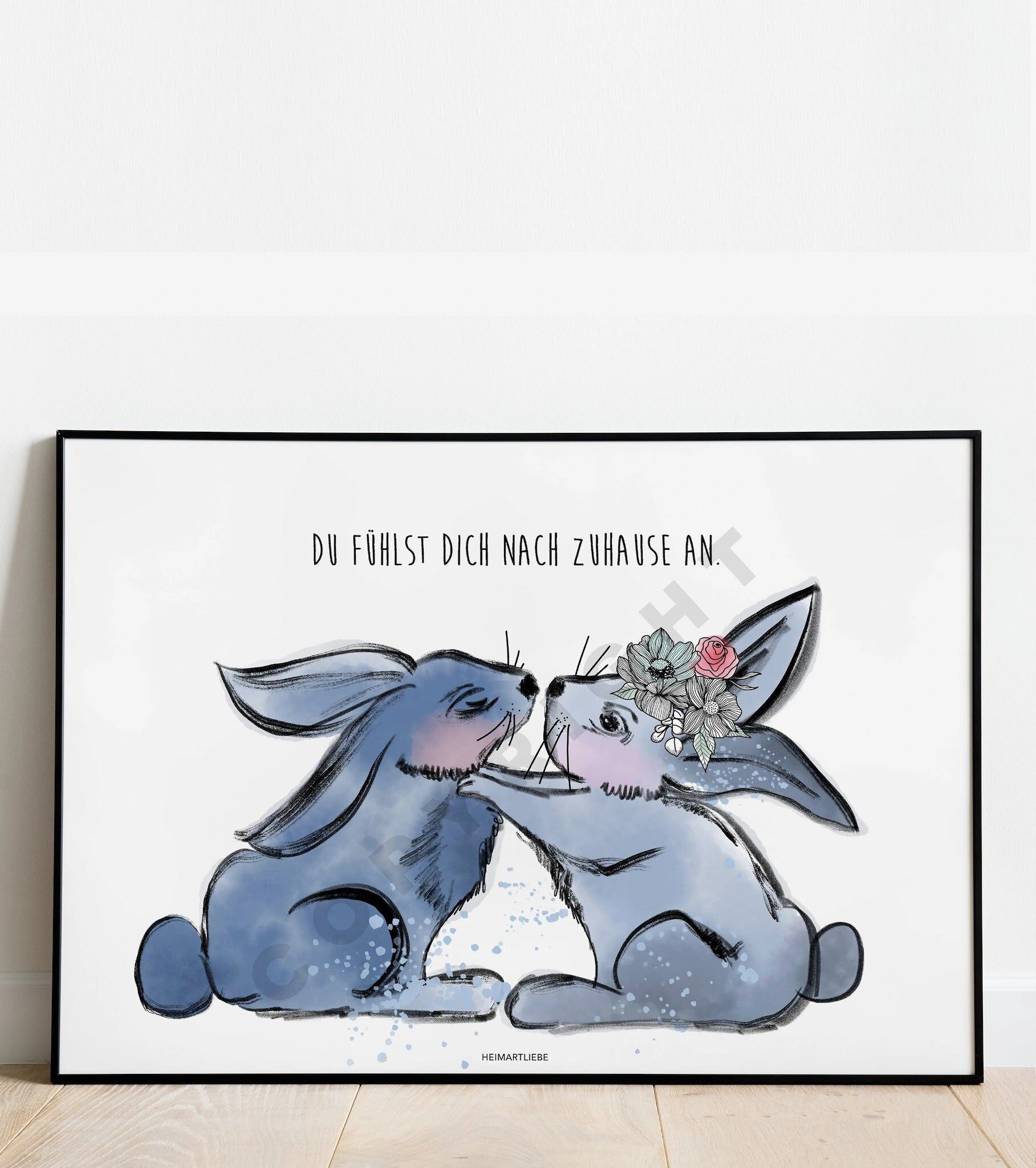 STAMPA - CONIGLIETTO TI SENTI A CASA