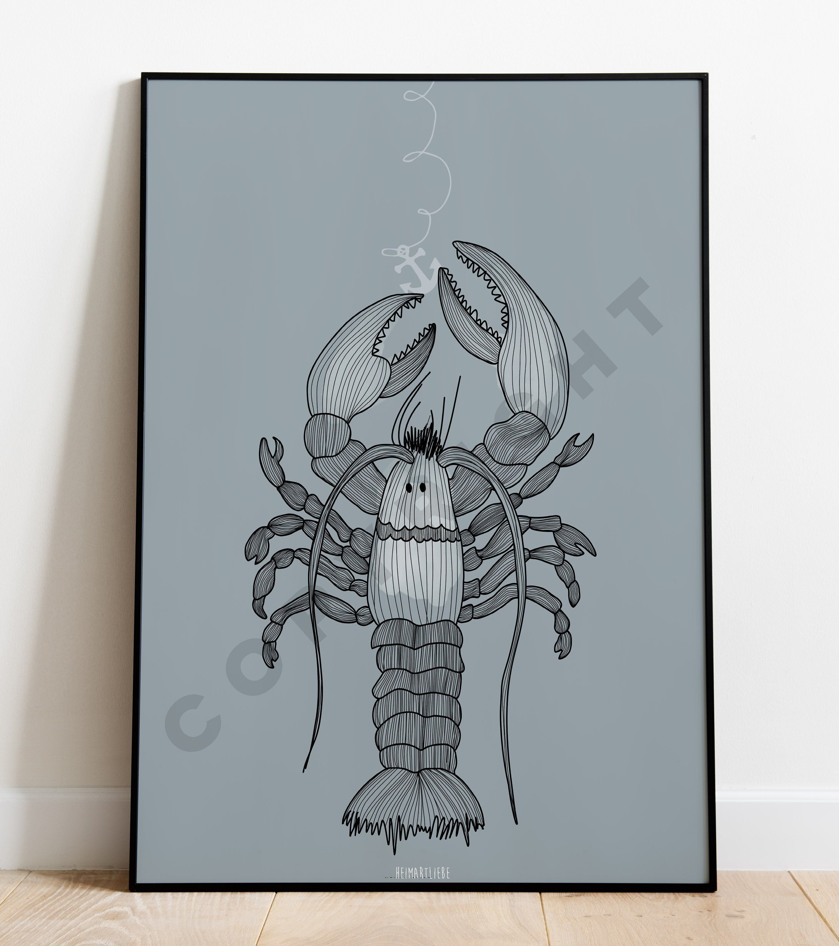 STAMPA - BLU ARAGOSTA