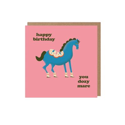 Dozy Mare Birthday Card