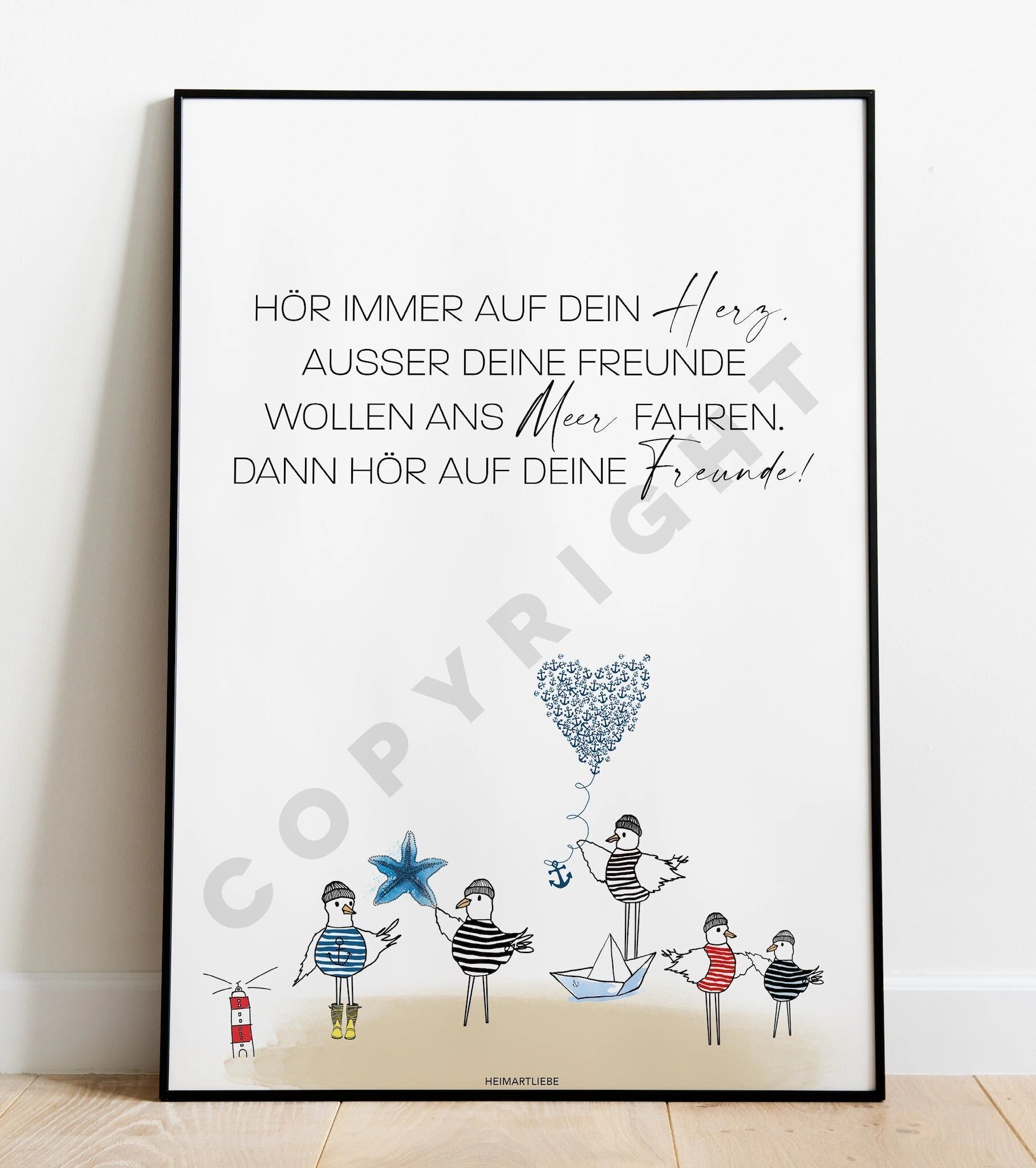 STAMPA - ASCOLTA SEMPRE IL TUO CUORE | MARE