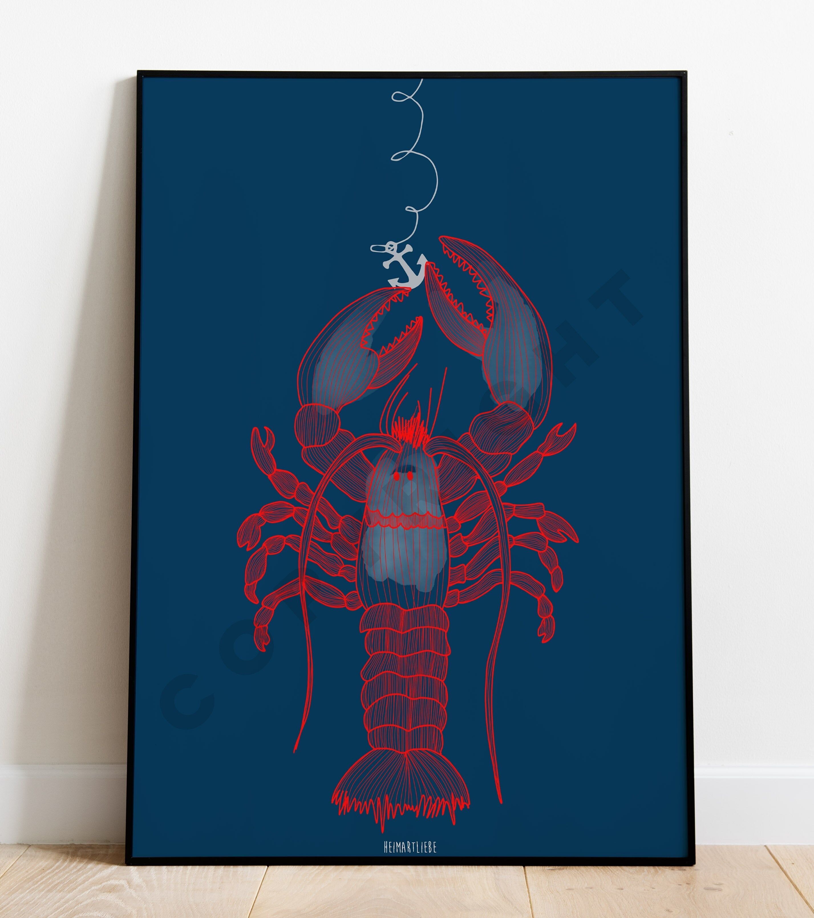 STAMPA - ARAGOSTA NEON