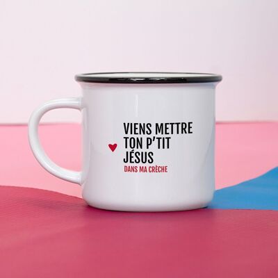 Taza Ven y mete a tu pequeño Jesús en mi cuna / Especial Navidad