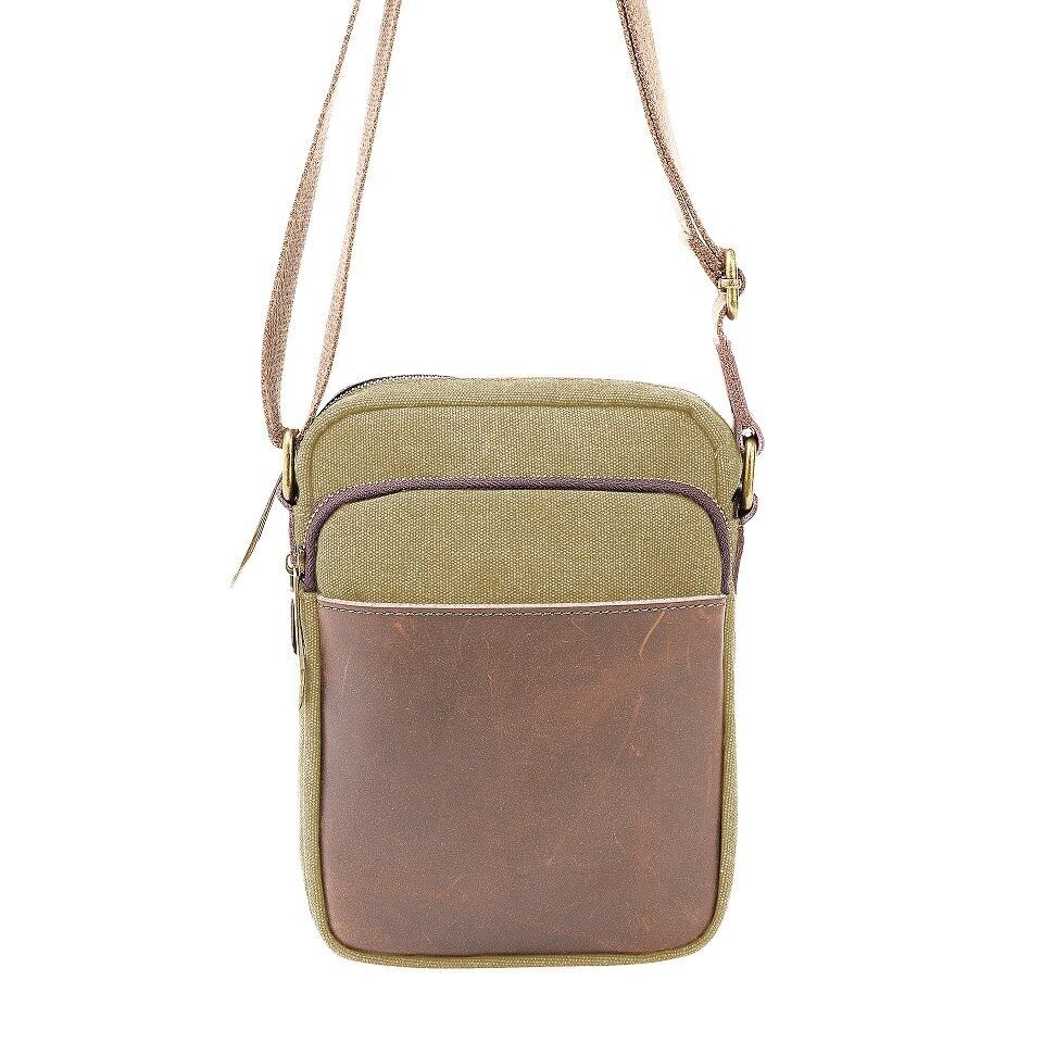 Châtelet – Canvas- und Ledertasche 85275 Beige-Khaki