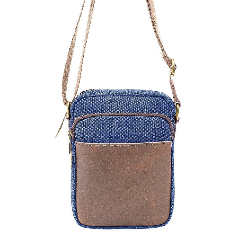 Châtelet – Tasche aus Segeltuch und Leder85275 Bleujean