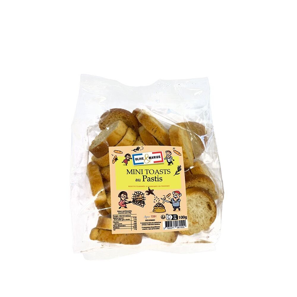 Mini Toasts au pastis