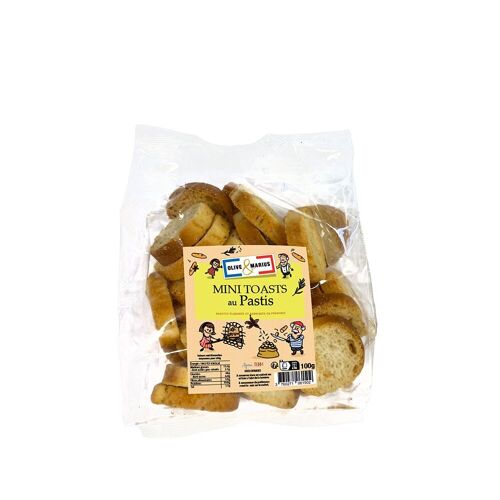 Mini Toasts au pastis