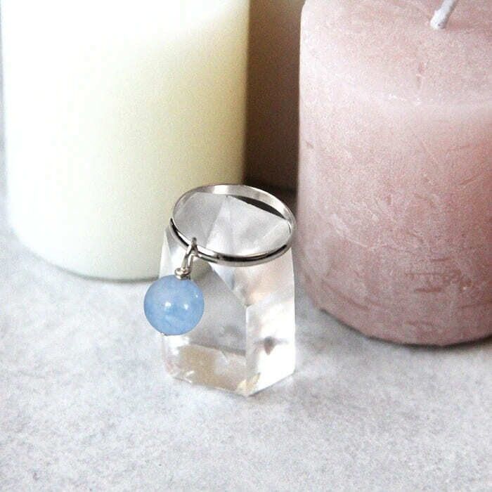 Anello Acquamarina - Comunicazione Sensibilità Tenerezza - Ana