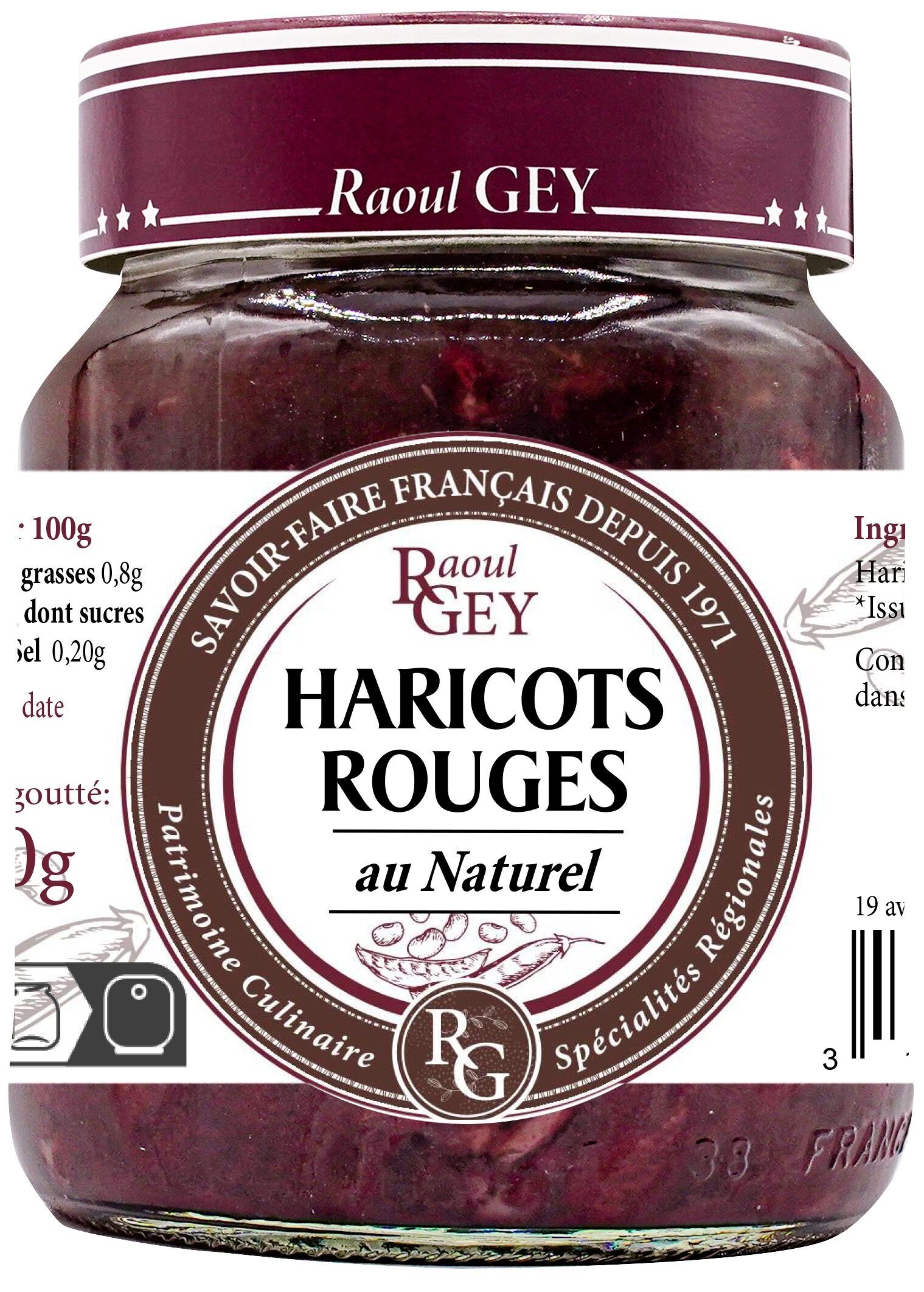 Natürliche rote Bohnen