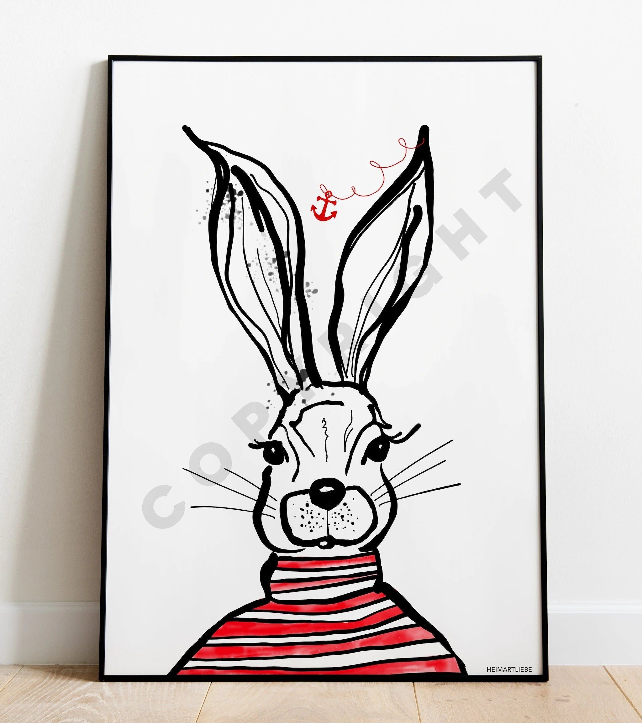 STAMPA - MURALE ROSSO