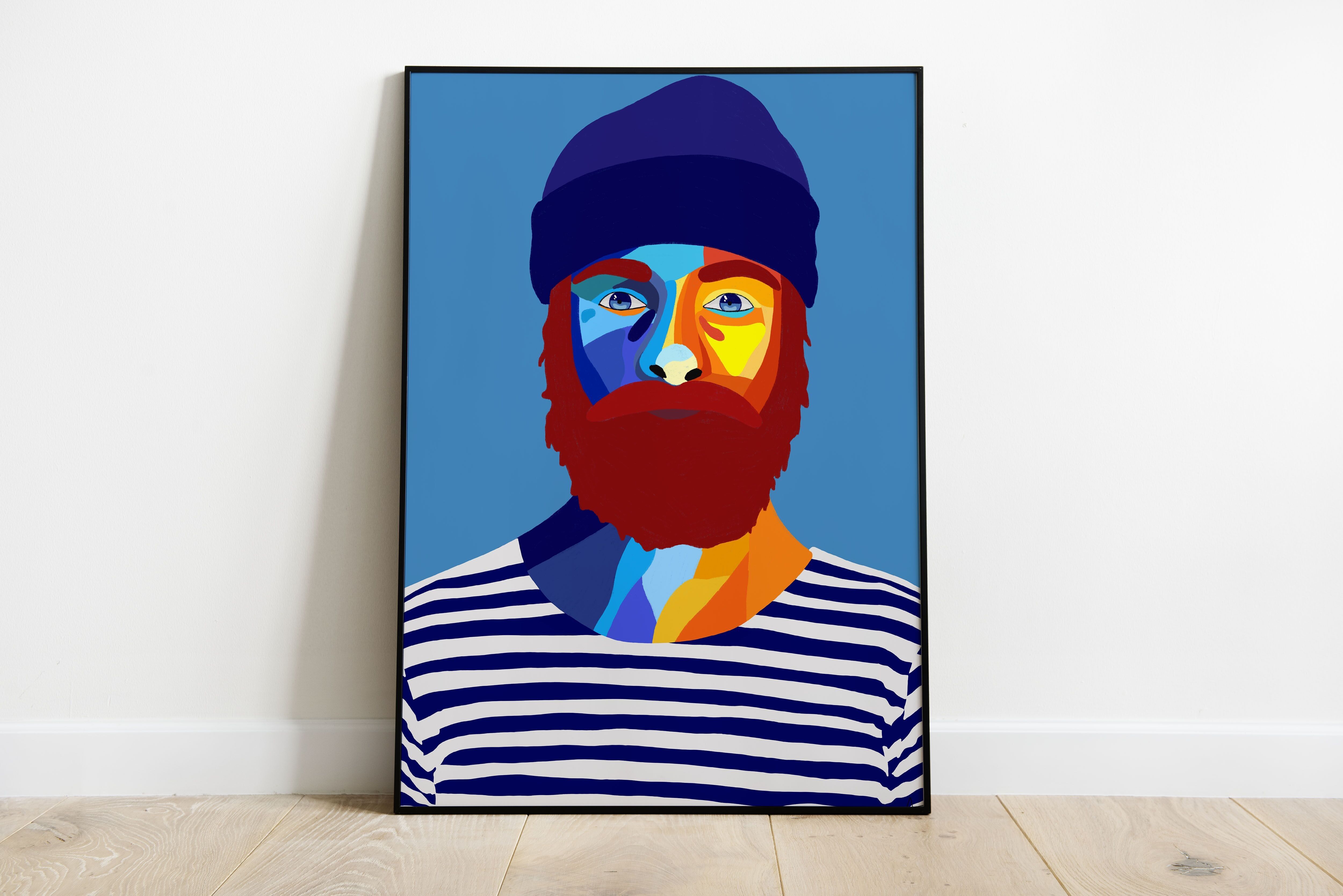 Poster colorato "Teo"