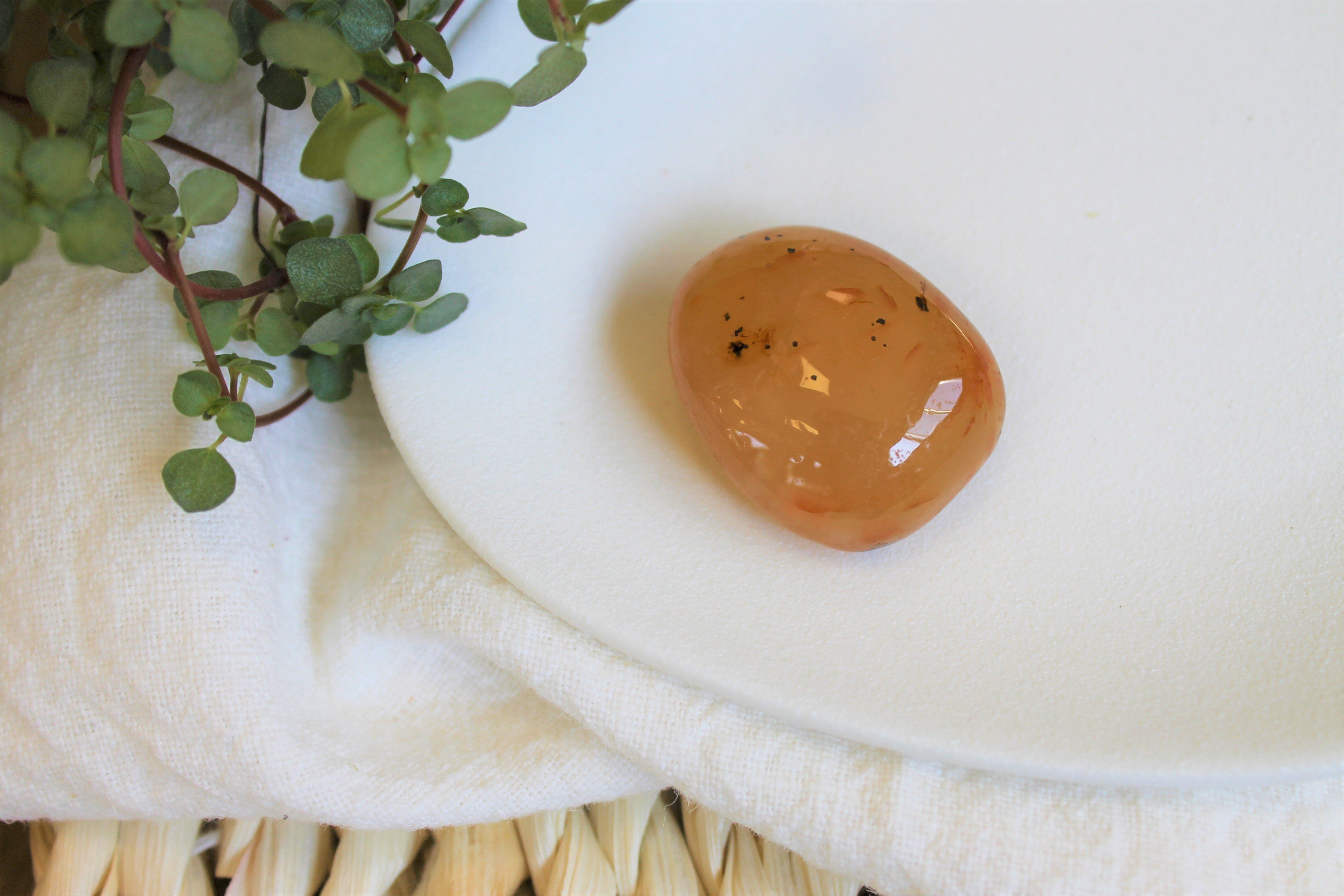 Pietra corniola burattata Misura L