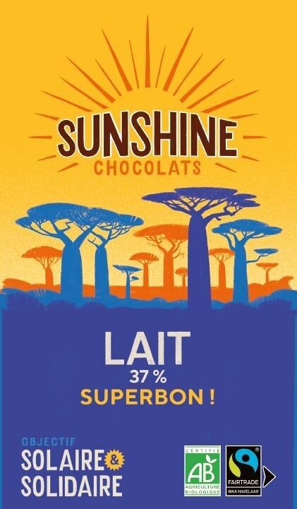 Tavoletta di Cioccolato al Latte 37% Superbon
