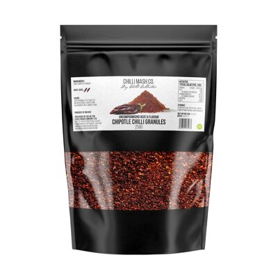 Granulado de chile chipotle | 250 g | Chilli Mash Company | Chile jalapeño ahumado