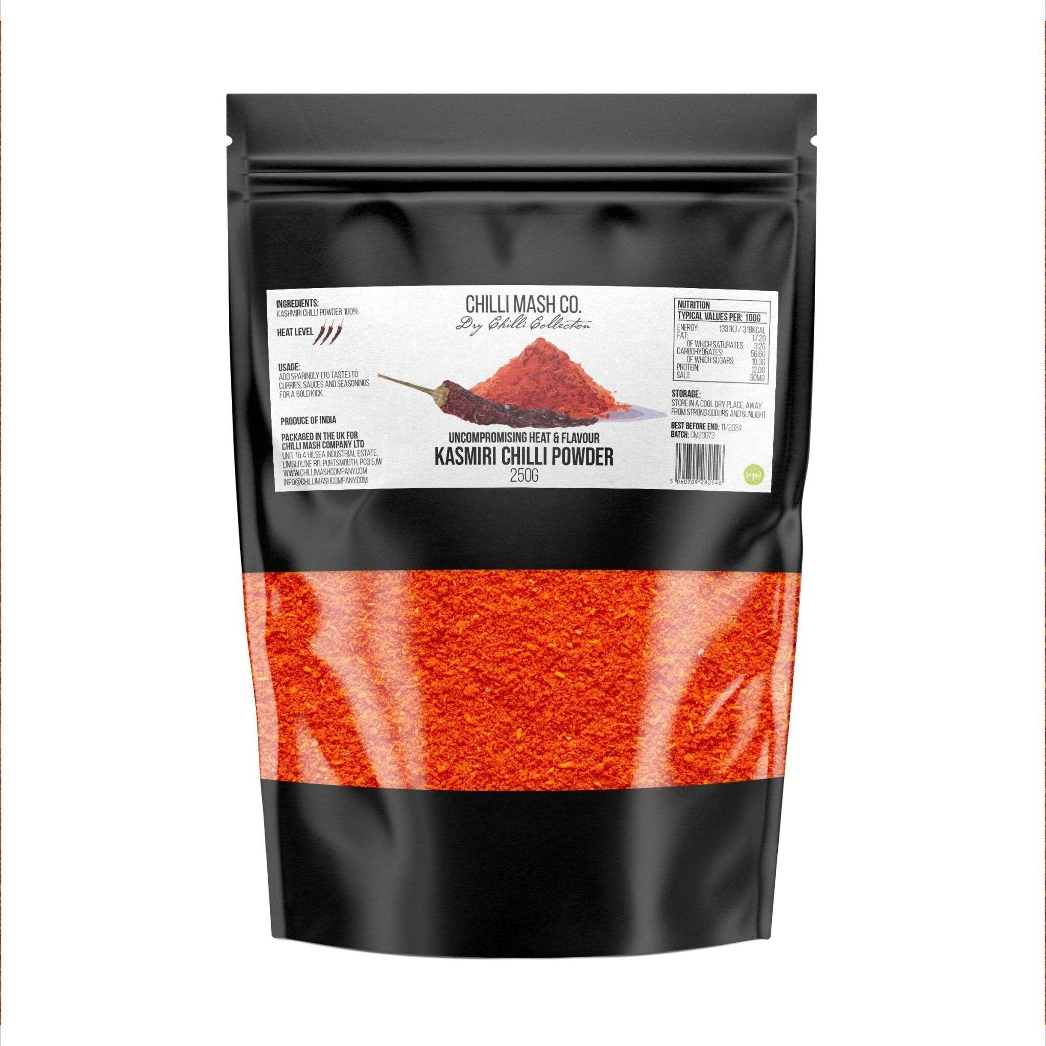 Peperoncino in polvere del Kashmir | 250g | Chilli Mash Company | Delicato e autentico