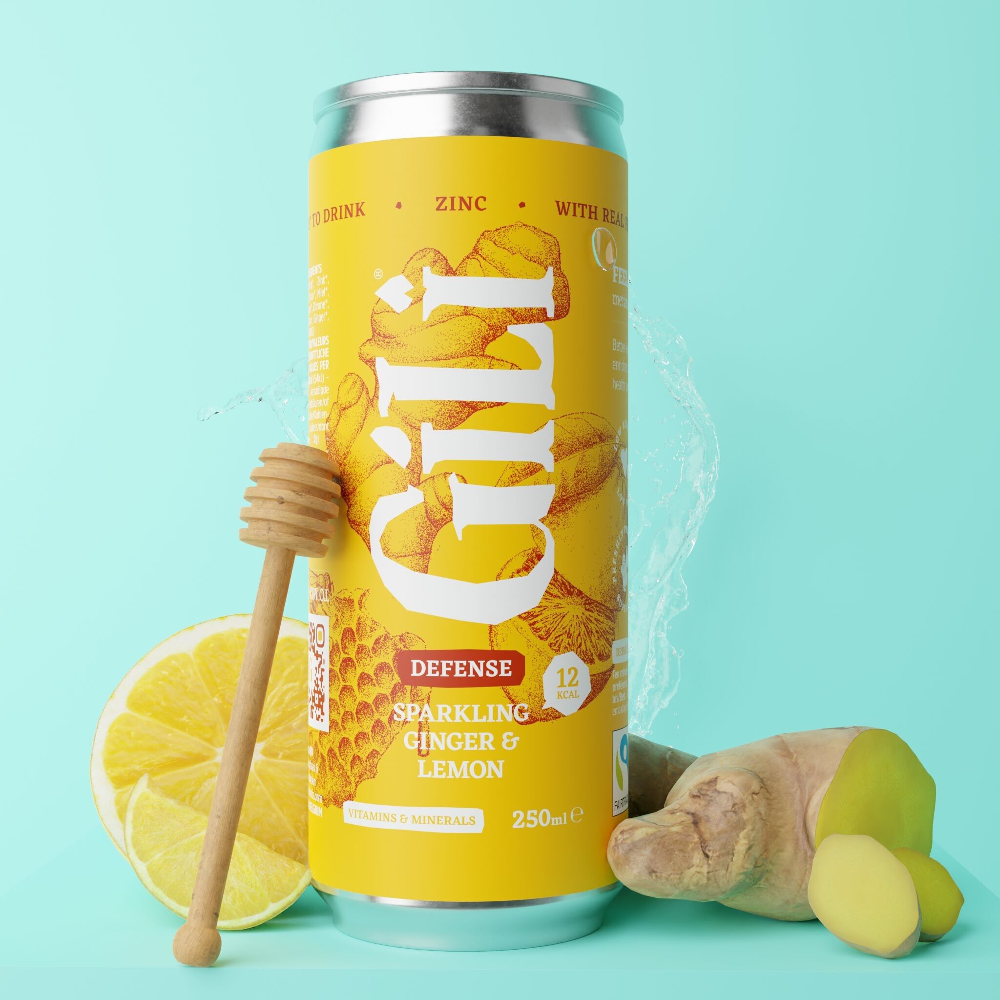 GILI SPARKLING GINGER-LEMON (ORGANIC)