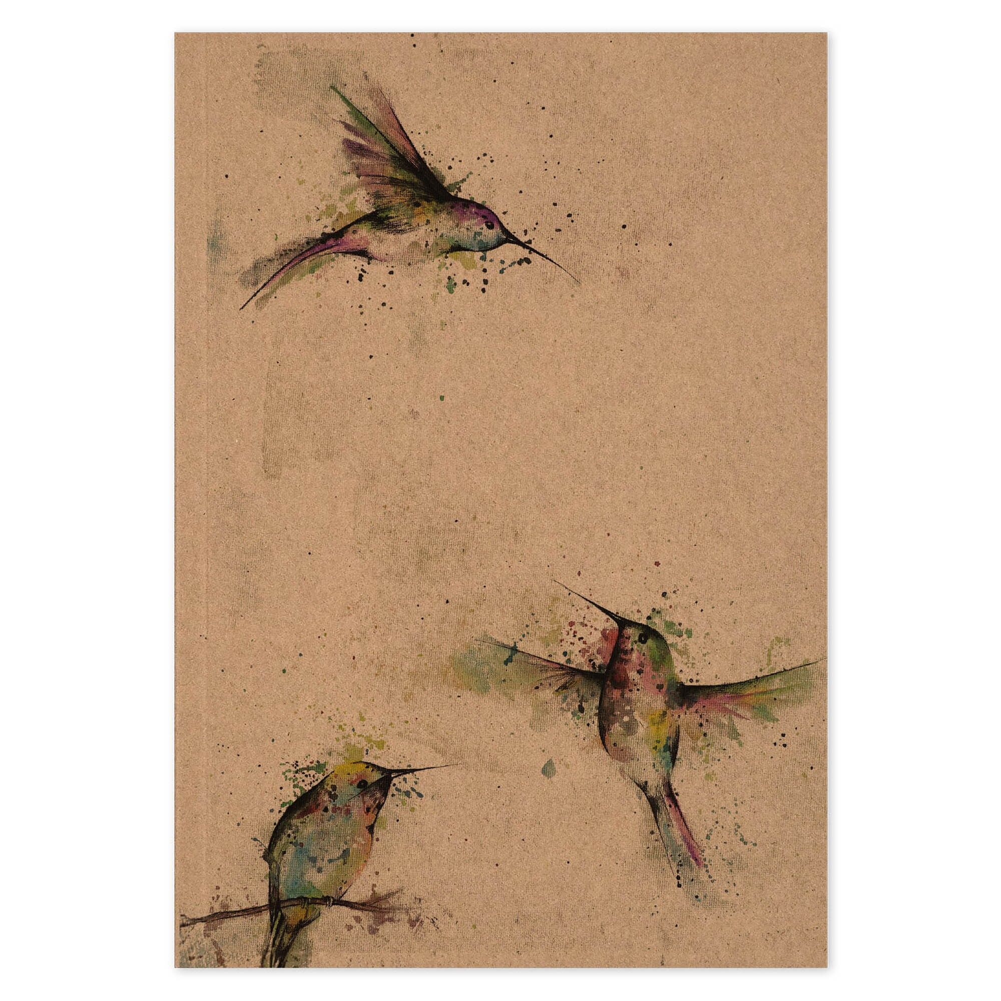 Cuaderno - 3 Colibríes