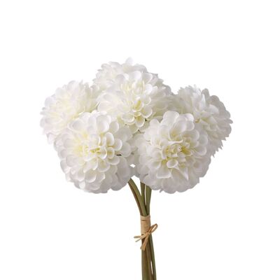 Decorative flower white chrysanthemum h40cm