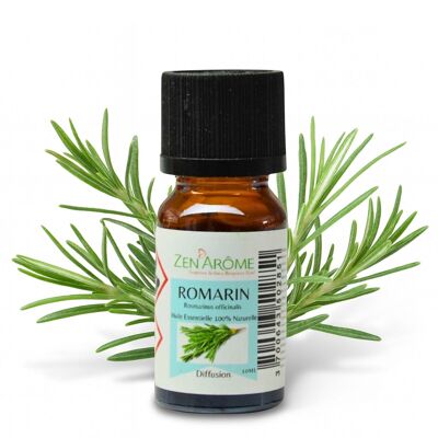 Huile Essentielle Romarin - 100% Naturelle - Utilisation en Aromathérapie – Flacon de 10ml Conditionné en France