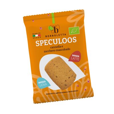 SPECULOOS - Biscotti artigianali biologici con cannella e spezie - vegani - Espositore con 30 bustine da 30g