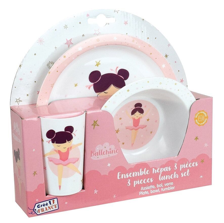 Set pasto 3 pezzi Ballerina