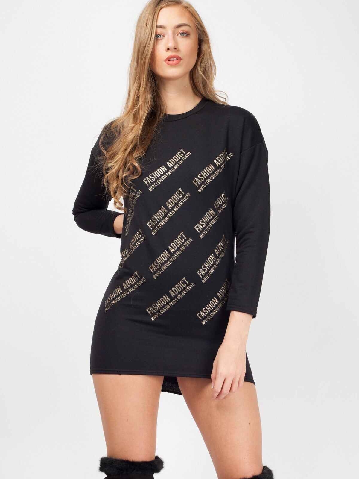 Abito felpato Fashion Addict
