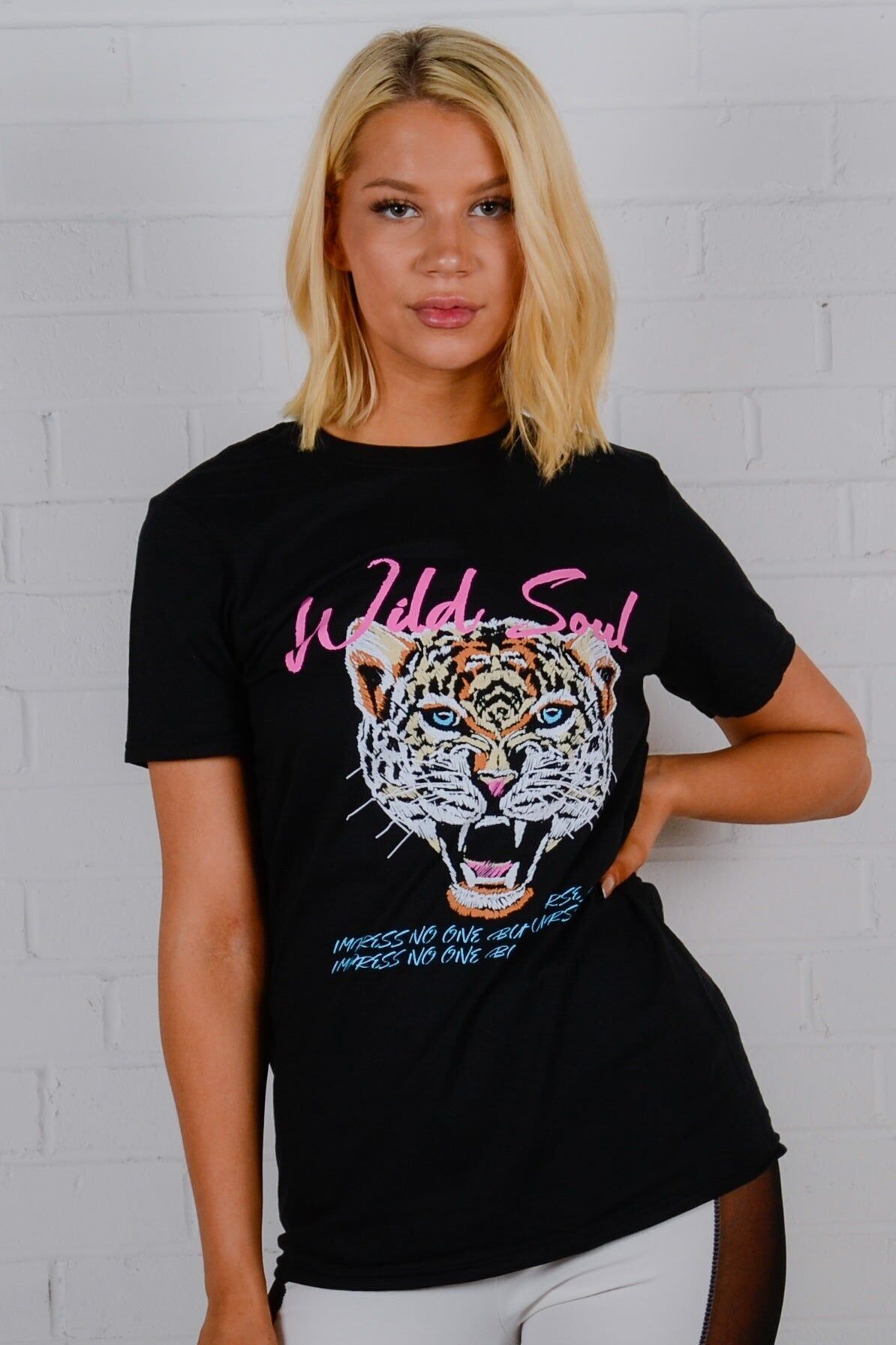 Maglietta con stampa tigre Wild Soul