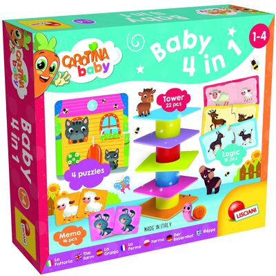 CAROTINA BEBÉ 4 EN 1 “LA GRANJA”