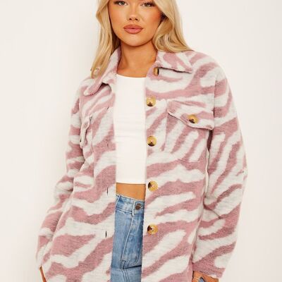 Zebra Print Jacket Shacket
