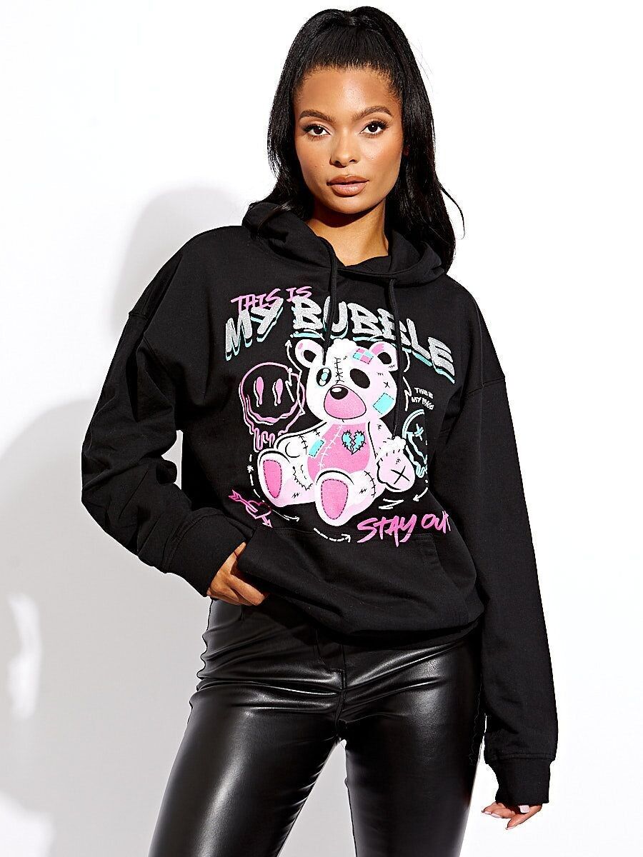 My Bubble Graphic Print Hoodie