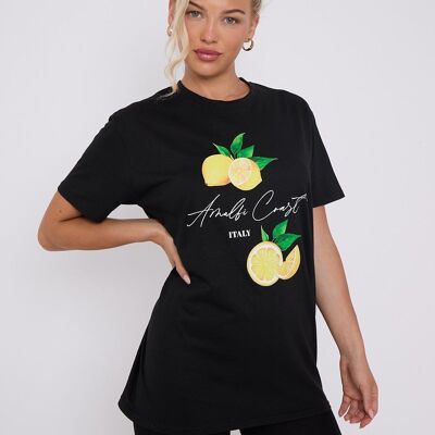 Amalfi Coast Graphic Printed T-Shirt